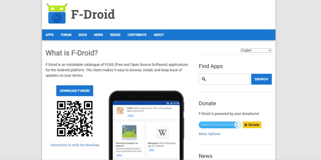 F Droid - Best sites for safe Android APK downloads