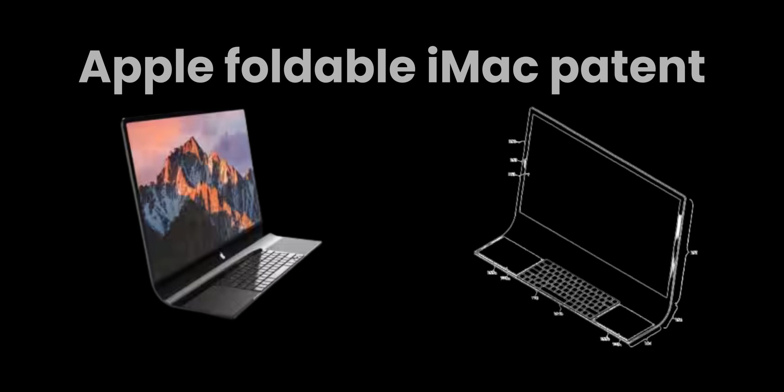 Apple foldable iMac patent