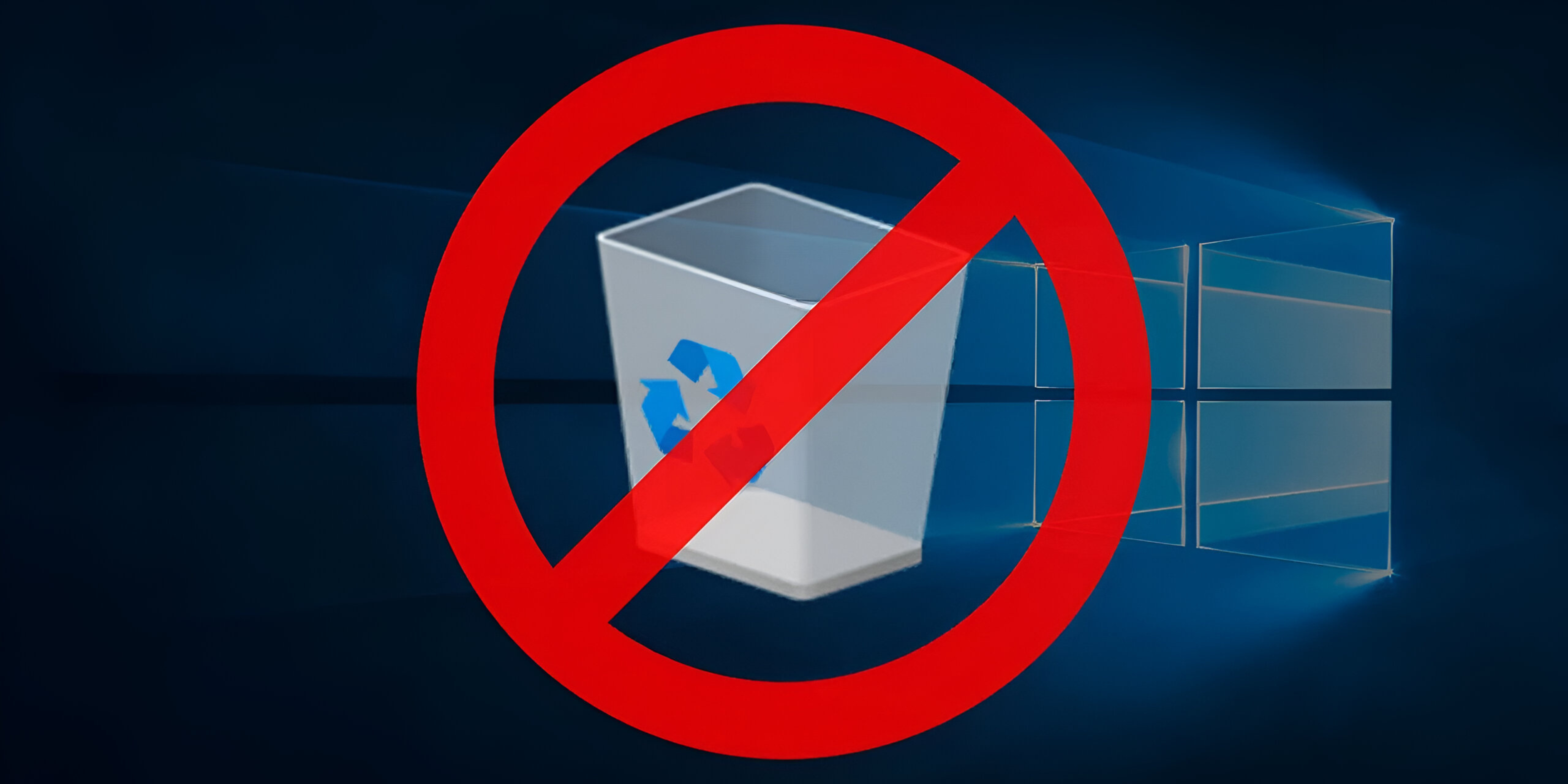 How to remove recycle bin from desktop