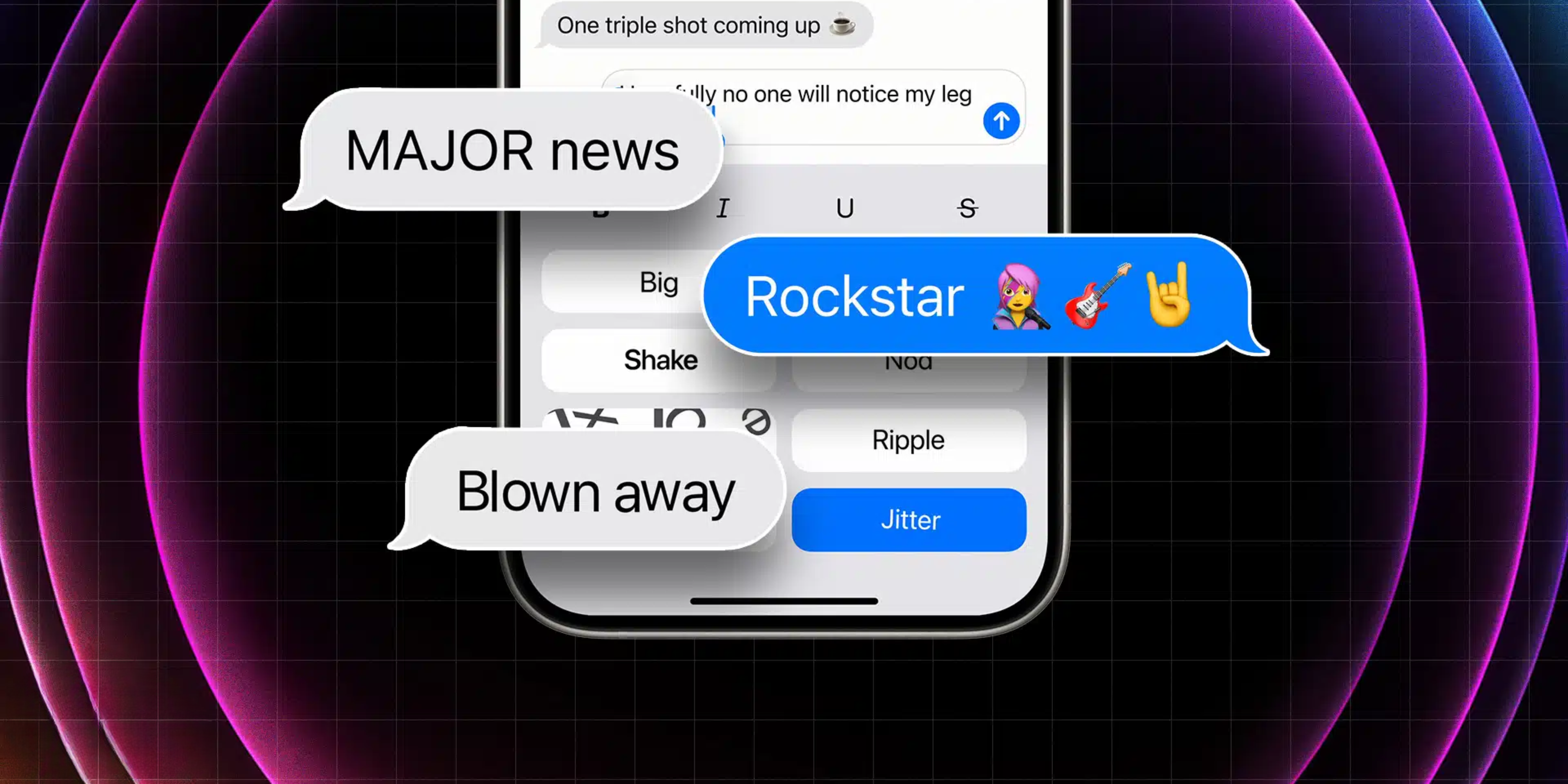How to use text effects in iMessage in iOS 18 and iPadOS 18