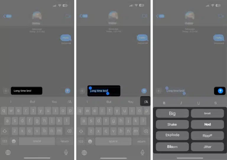 How to use text effects in iMessage on iOS 18