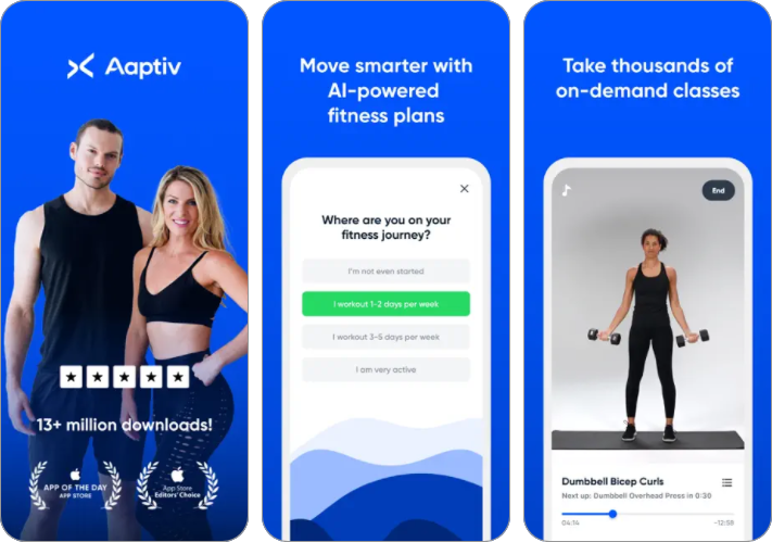 Aaptiv Personal fitness trainer