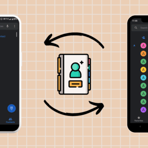 How to transfer contacts from Android to Android