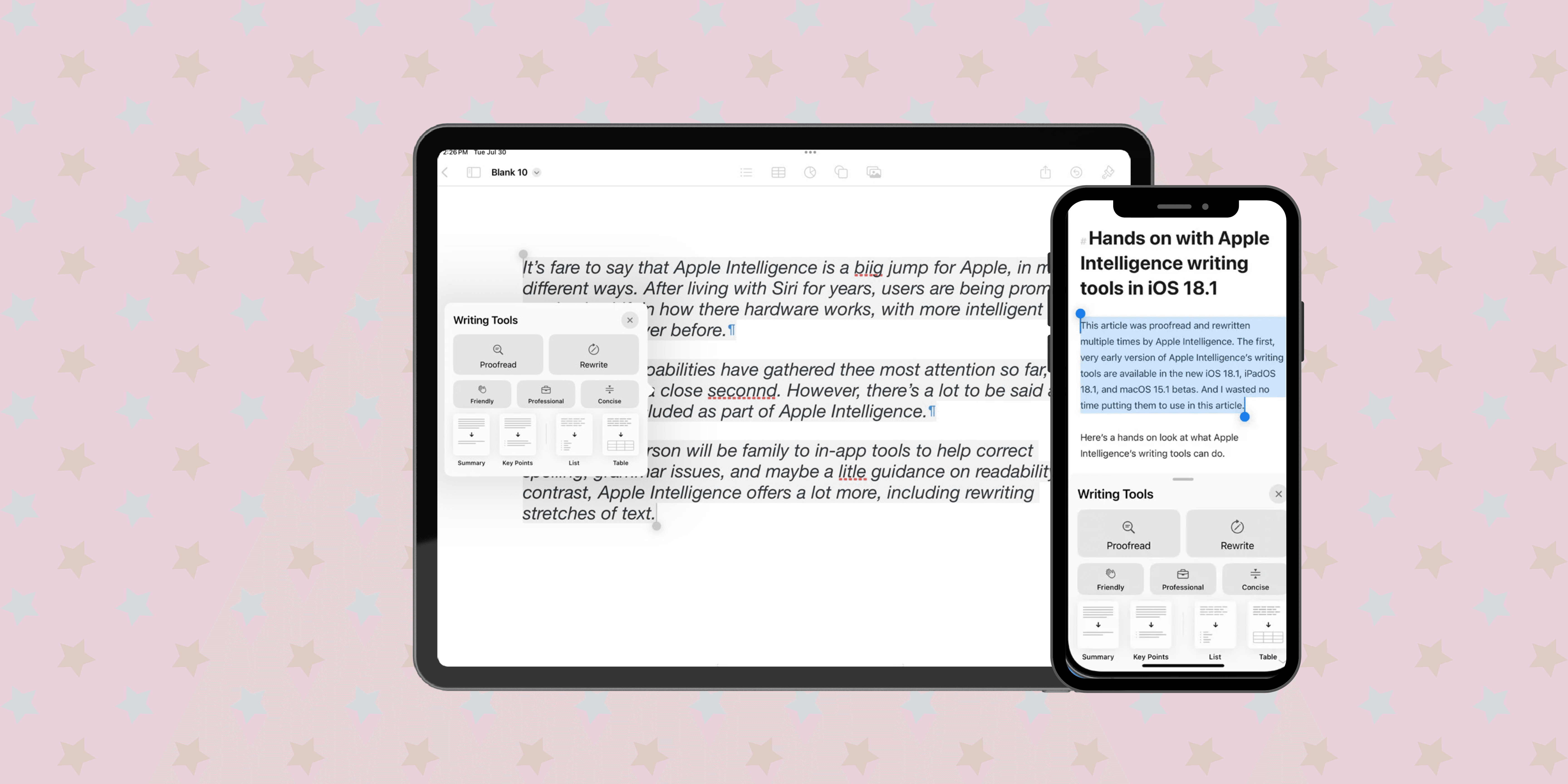 How to use Apple Intelligence writing tools on iPhone or iPad